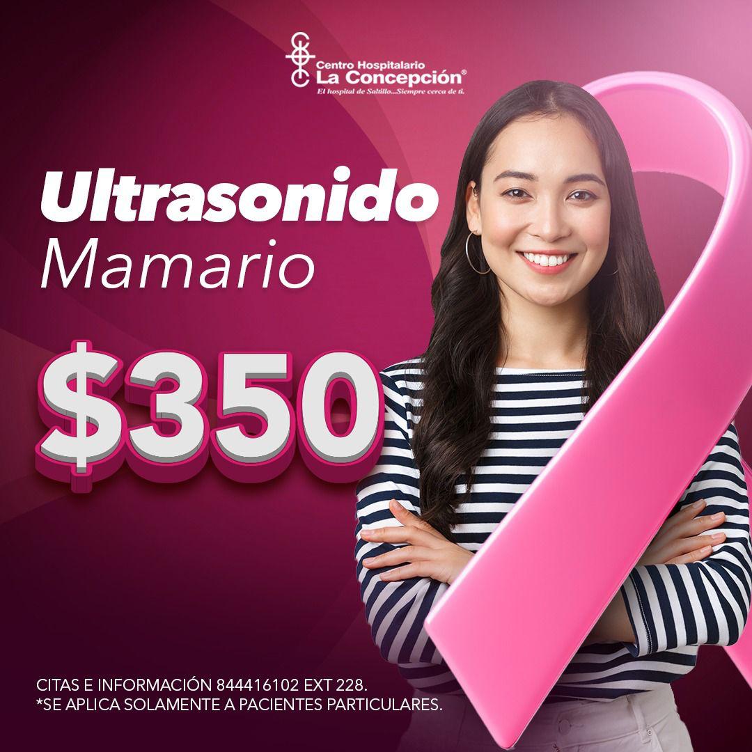 Promoción Ultrasonido Mamario Octubre